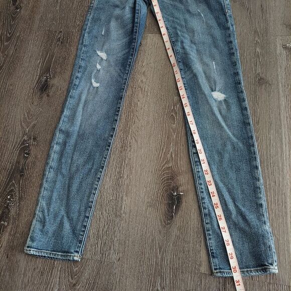 Rock & Republic Berlin Distressed Mid Rise Skinny Jeans Size 6 - Picture 8 of 8